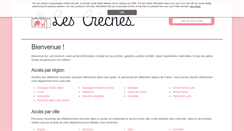 Desktop Screenshot of lescreches.fr